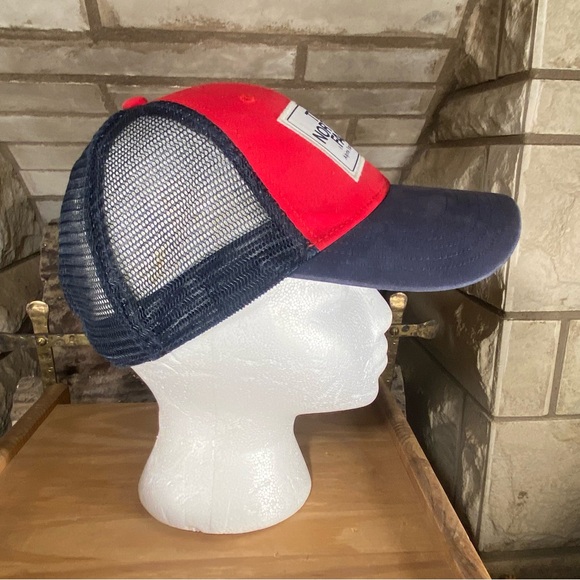 The North Face Mudder Trucker Hat Red/ Navy One Size Adjustable - Picture 4 of 8